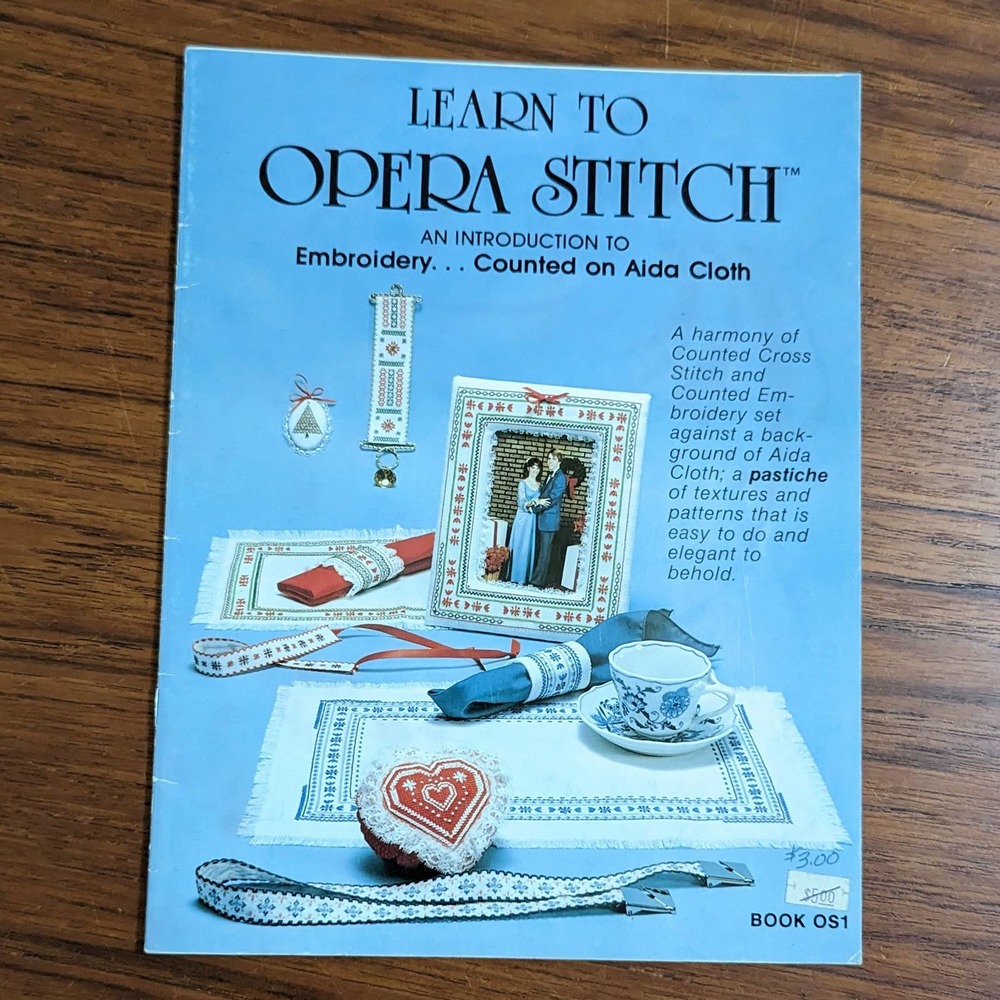 Learn to Opera Stitch Intro Pattern Book 1982